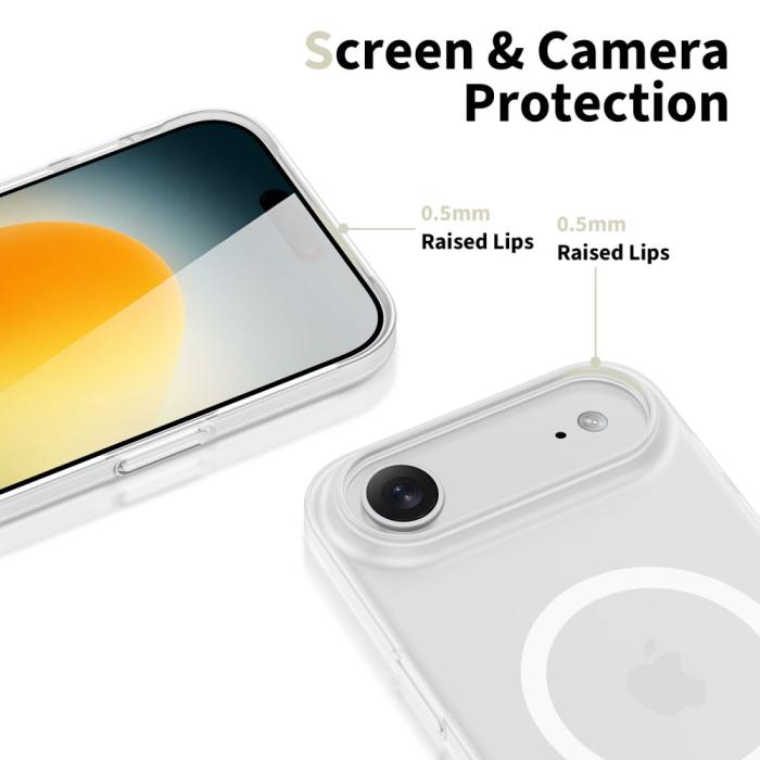 Bild 3, Tech-Protect Tech-Protect iPhone Air Skal MagSafe MagSlim Matt Vit - Teknikhallen.se