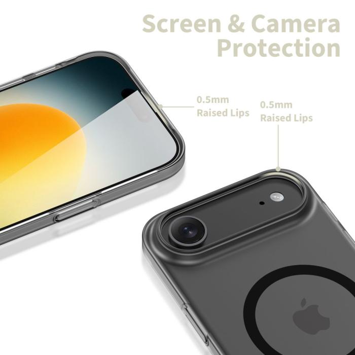 Bild 5, Tech-Protect Tech-Protect iPhone Air Skal MagSafe MagSlim Matt Svart - Teknikhallen.se