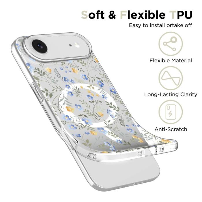 Bild 3, Tech-Protect Tech-Protect iPhone Air Skal MagSafe FlexAir Spring Flowers - Teknikhallen.se