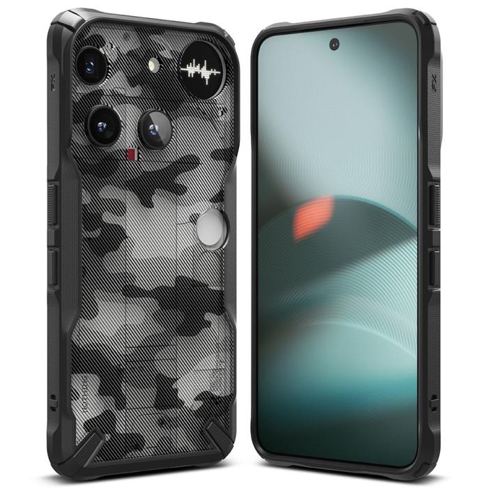 Bild 2, Ringke Ringke Nothing Phone 3 Skal Fusion X Camo Svart - Teknikhallen.se