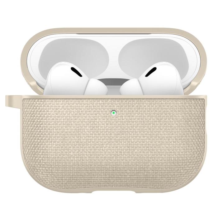Bild 5, Spigen Spigen AirPods Pro 3 Skal Urban Fit Dune Beige - Teknikhallen.se