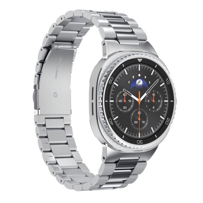 Bild 5, Spigen Spigen Galaxy Watch 8 46/44/40 mm Armband Modern Fit Silver - Teknikhallen.se