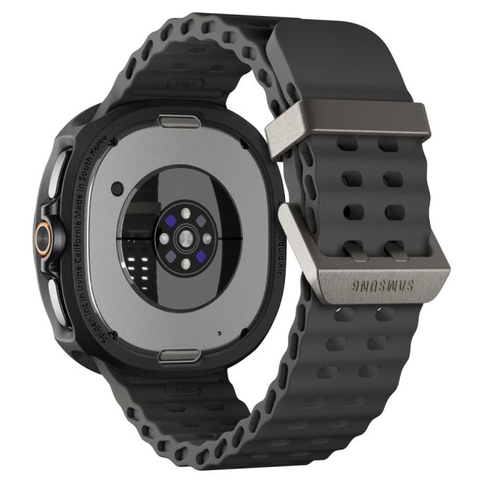 Bild 3, Spigen Spigen Galaxy Watch 8 46 mm Skal Liquid Air Matt Svart - Teknikhallen.se