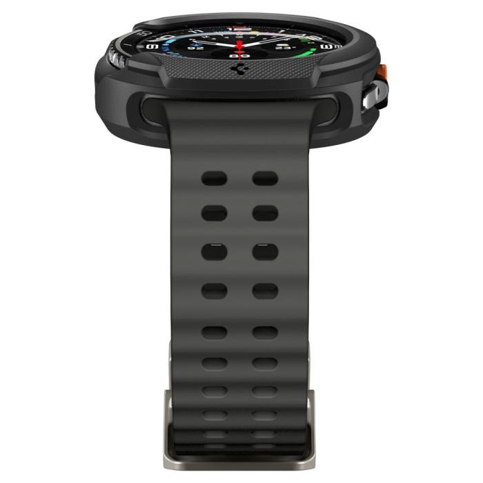 Bild 5, Spigen Spigen Galaxy Watch 8 46 mm Skal Liquid Air Matt Svart - Teknikhallen.se