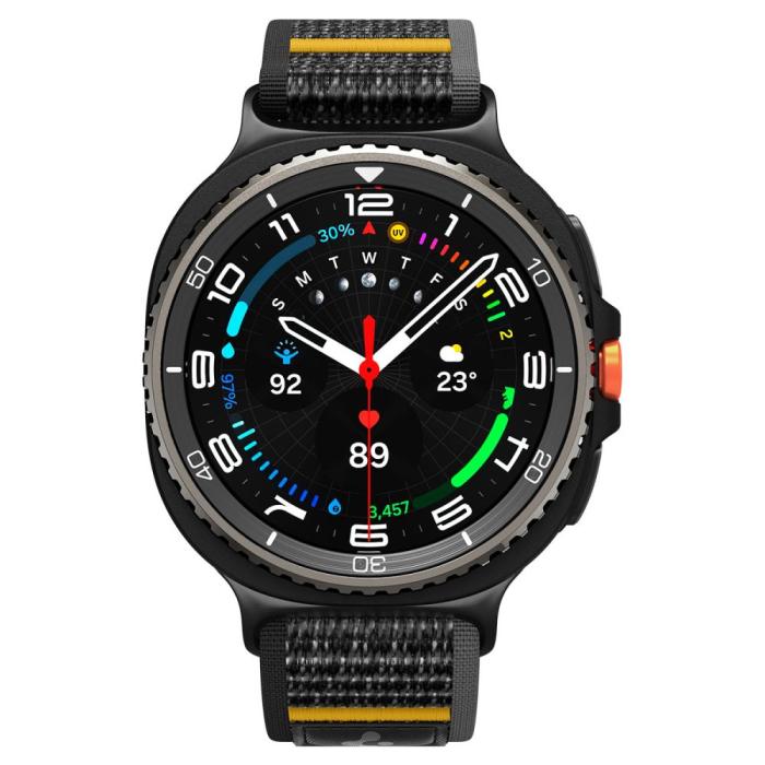 Bild 2, Spigen Spigen Galaxy Watch 8 46/44/40 mm Klockarmband Athlex Air Svart - Teknikhallen.se