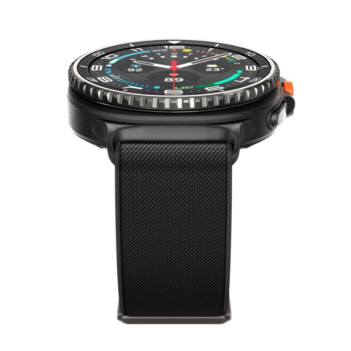 Bild 6, Spigen Spigen Galaxy Watch 8 46/44/40 mm Armband Lite Fit Svart - Teknikhallen.se
