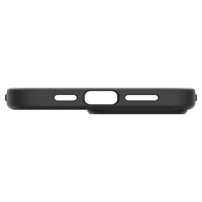 Bild 6, Spigen Spigen iPhone 16 Pro Skal MagSafe Liquid Air 'T' Matt Svart - Teknikhallen.se