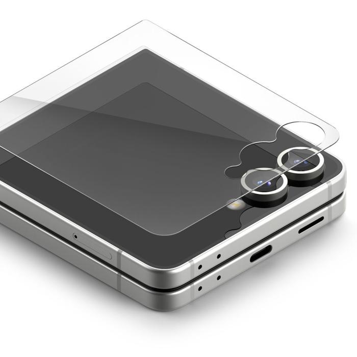 Bild 2, Ringke Ringke Samsung Galaxy Z Flip 7 2-PACK Skärmskydd Härdat Glas - Teknikhallen.se