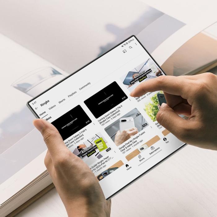 Bild 6, Ringke Ringke Samsung Galaxy Z Fold 7 2-PACK Skärmskydd DualEasy - Teknikhallen.se