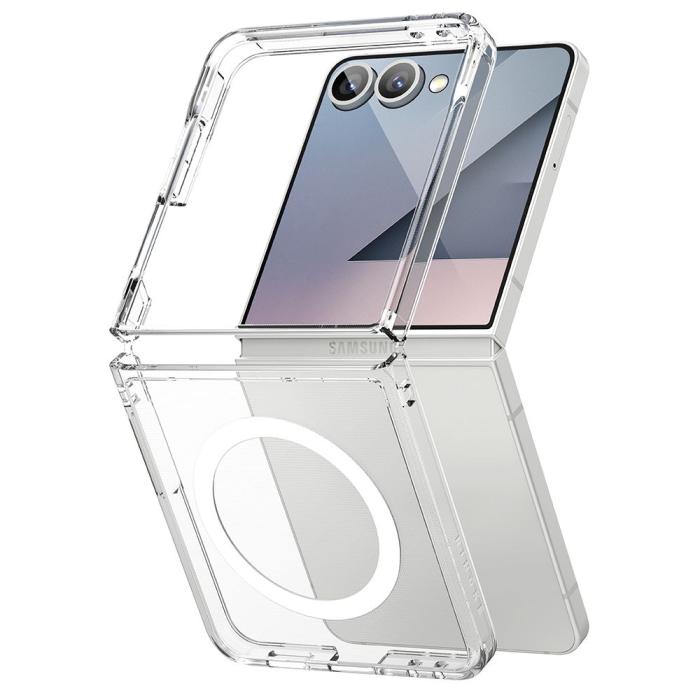 Bild 2, Ringke Ringke Samsung Galaxy Z Flip 7 Skal MagSafe Fusion Transparent - Teknikhallen.se
