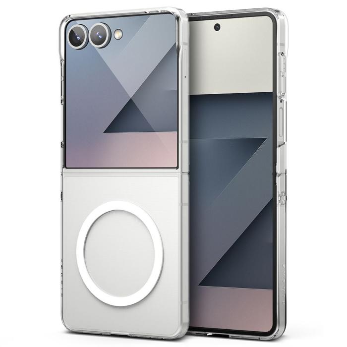 Bild 4, Ringke Ringke Samsung Galaxy Z Flip 7 Skal MagSafe Slim Transparent - Teknikhallen.se