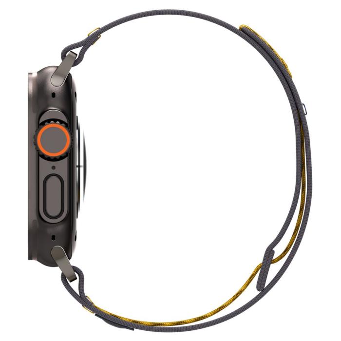 Bild 4, Spigen Spigen Apple Watch 42/44/45/46/49 mm Armband Athlex Air Grey - Teknikhallen.se
