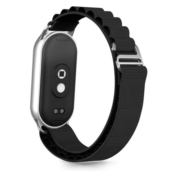 Bild 2, Tech-Protect Tech-Protect Xiaomi Smart Band 10 / 9 / 8 Armband Nylon Pro Svart - Teknikhallen.se
