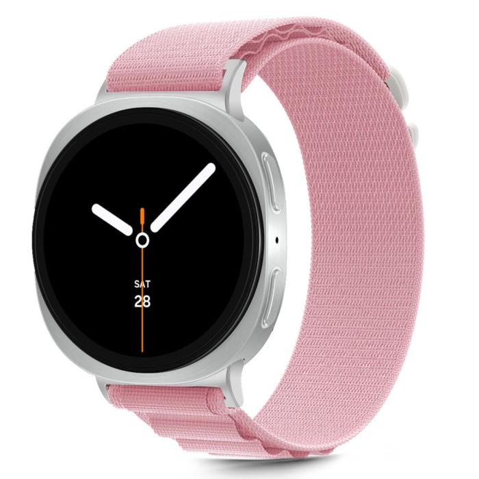 Bild 2, Tech-Protect Tech-Protect Galaxy Watch 8 40/44/46 mm Armband Nylon Pro Rosa - Teknikhallen.se