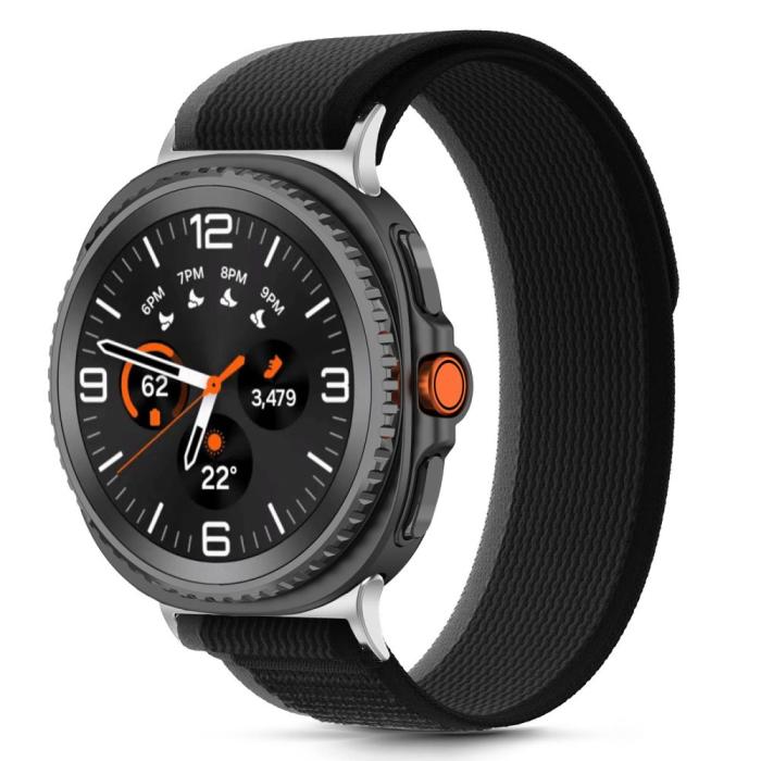 Bild 4, Tech-Protect Tech-Protect Galaxy Watch 8 40/44/46 mm Armband Nylon Stripe - Teknikhallen.se
