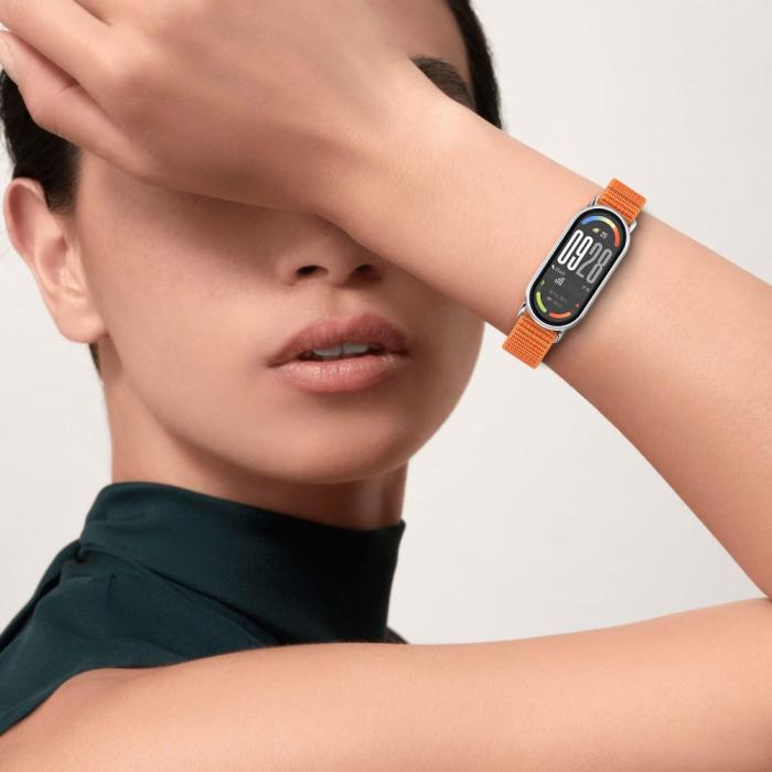 Bild 4, Tech-Protect Tech-Protect Xiaomi Smart Band 10/9/8 Armband Nylon Stripe - Teknikhallen.se