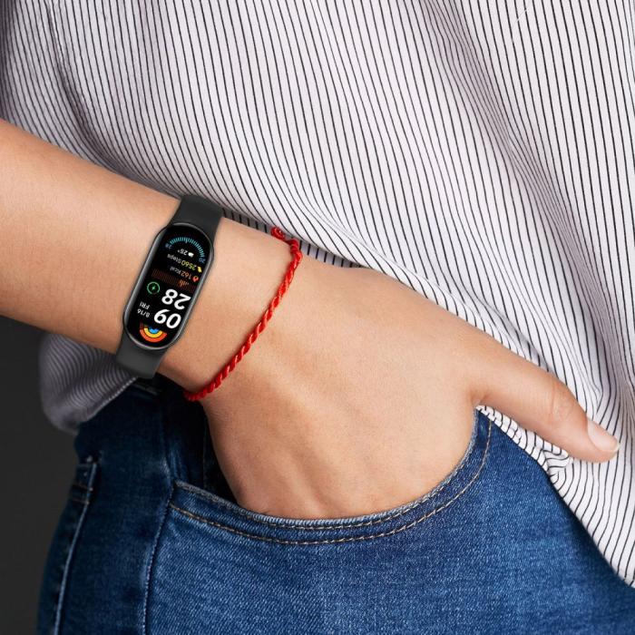 Bild 4, Tech-Protect Tech-Protect Xiaomi Smart Band 10/9/8 Armband Iconband Pure Svart - Teknikhallen.se