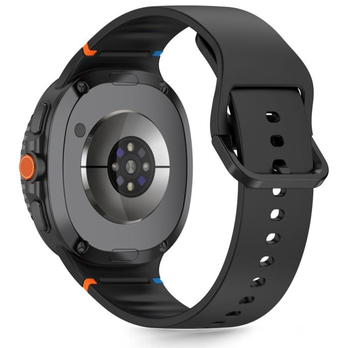 Bild 3, Tech-Protect Tech-Protect Galaxy Watch 8 40/44/46 mm Armband Silikon Svart - Teknikhallen.se