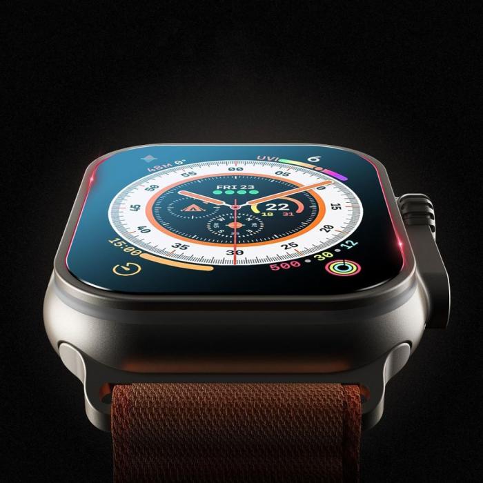 Bild 3, Tech-Protect Tech-Protect Apple Watch Ultra 49 mm 2-PACK Skärmskydd EasySet+ - Teknikhallen.se