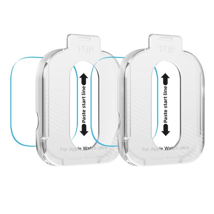 Bild 6, Tech-Protect Tech-Protect Apple Watch Ultra 49 mm 2-PACK Skärmskydd EasySet+ - Teknikhallen.se