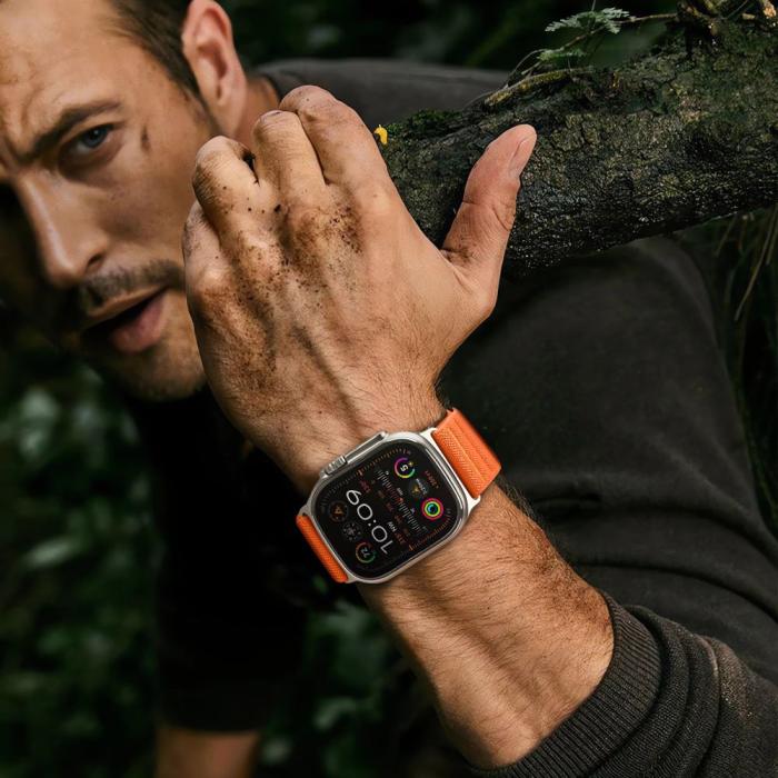 Bild 5, Tech-Protect Tech-Protect Apple Watch 42/44/45/46/49 mm Armband Nylon Slip - Teknikhallen.se