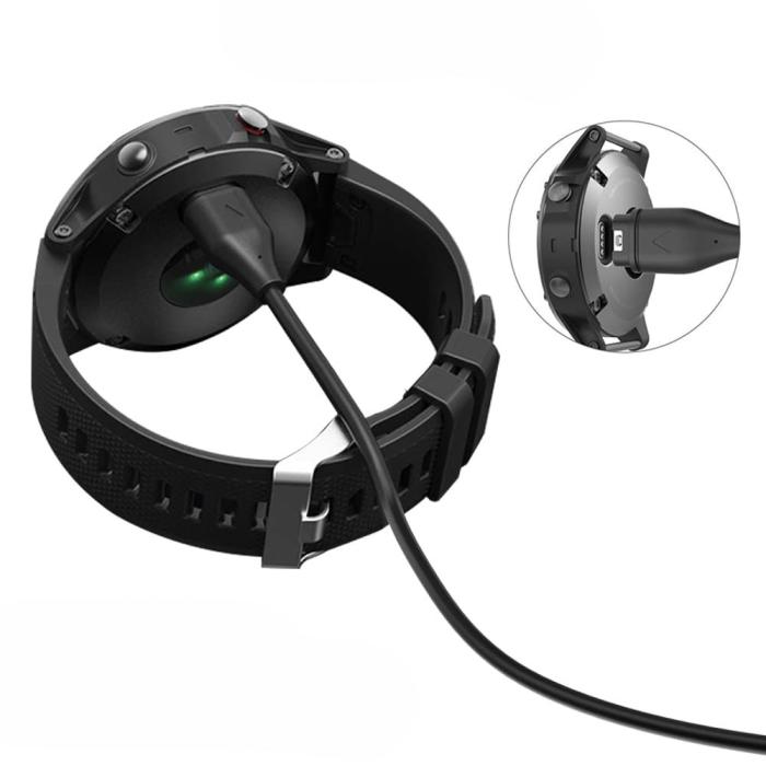 Bild 2, Tech-Protect Tech-Protect 1m USB-C Garmin Watch Ladddare UltraBoost Svart - Teknikhallen.se