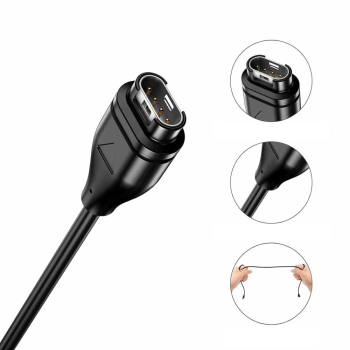 Bild 3, Tech-Protect Tech-Protect 1m USB-C Garmin Watch Ladddare UltraBoost Svart - Teknikhallen.se