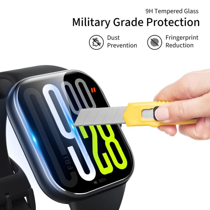 Bild 4, Tech-Protect Tech-Protect Huawei Watch Fit 4 Pro 2-PACK Skärmskydd GlassFit+ - Teknikhallen.se