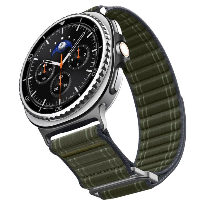 Bild 5, Spigen Spigen Samsung Galaxy Watch 8 46/44/40 mm Armband Grön - Teknikhallen.se