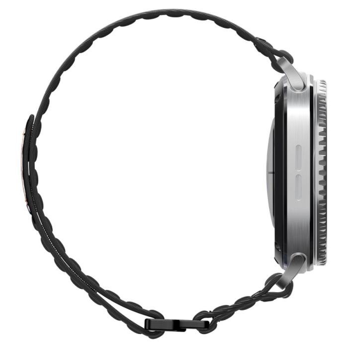 Bild 4, Spigen Spigen Samsung Galaxy Watch 8 46/44/40 mm Armband Svart - Teknikhallen.se