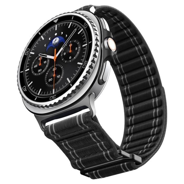 Bild 5, Spigen Spigen Samsung Galaxy Watch 8 46/44/40 mm Armband Svart - Teknikhallen.se
