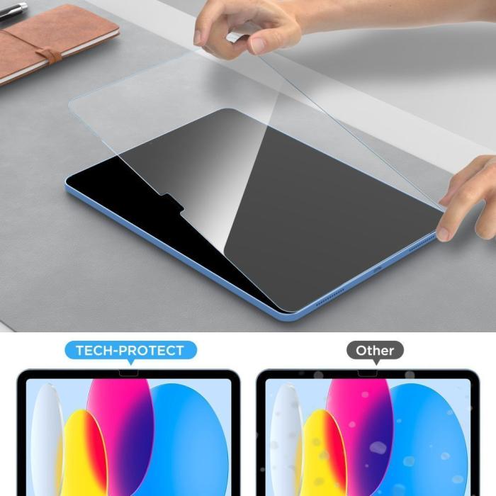 Bild 2, Tech-Protect Tech-Protect Galaxy Tab A11 / A9 2-PACK Skärmskydd GlassFit+ - Teknikhallen.se