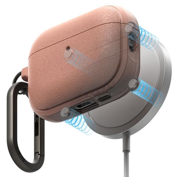 Bild 2, Ringke Ringke AirPods Pro 3 Skal MagSafe Onyx Constant Coral - Teknikhallen.se