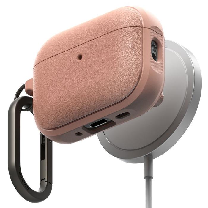 Bild 3, Ringke Ringke AirPods Pro 3 Skal MagSafe Onyx Constant Coral - Teknikhallen.se