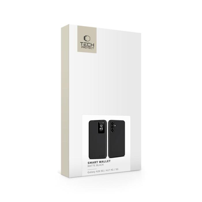Bild 2, Tech-Protect Tech-Protect Samsung Galaxy A26 5G / A17 Fodral Läder Svart - Teknikhallen.se