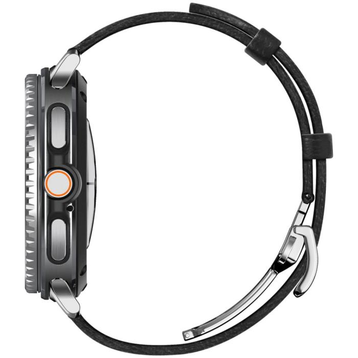 Bild 3, Spigen Spigen Samsung Galaxy Watch 8 46/44/40 mm Armband Enzo Svart - Teknikhallen.se
