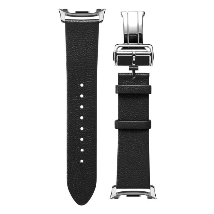 Bild 5, Spigen Spigen Samsung Galaxy Watch 8 46/44/40 mm Armband Enzo Svart - Teknikhallen.se
