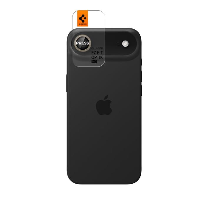 Bild 2, Spigen Spigen iPhone Air 2-PACK Linsskydd GLAS.tR 