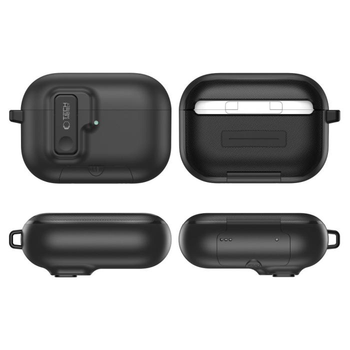 Bild 5, Tech-Protect Tech-Protect AirPods Pro 3 Skal Slim Hook Svart - Teknikhallen.se