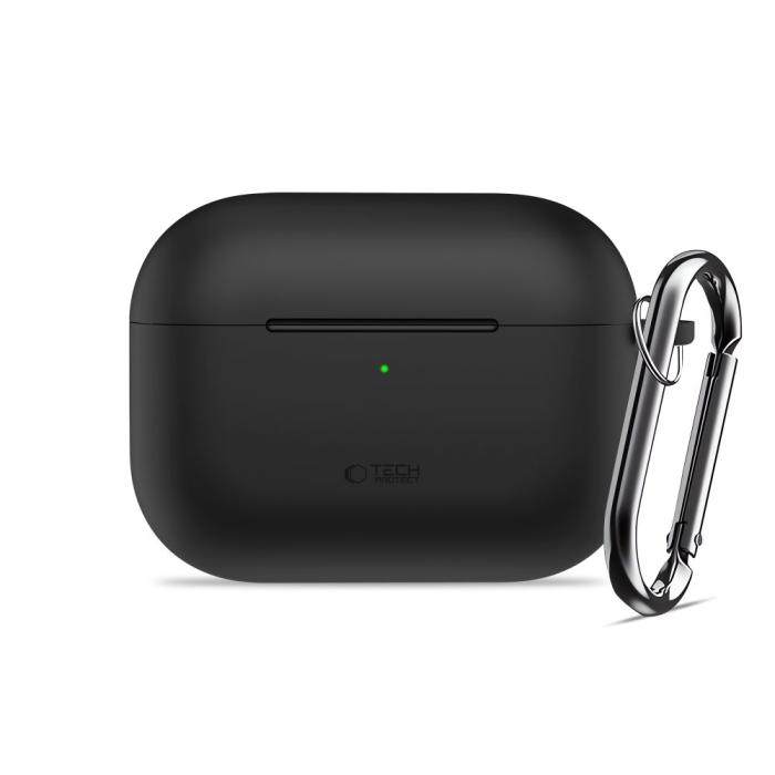 Bild 2, Tech-Protect Tech-Protect AirPods Pro 3 Skal Silikon Hook Svart - Teknikhallen.se