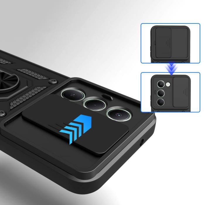 Bild 2, Tech-Protect Tech-Protect Xiaomi Redmi 15 5G/4G Skal CamShield Svart - Teknikhallen.se