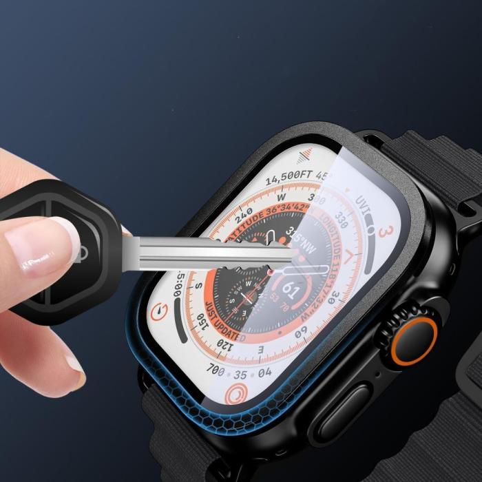 Bild 5, Tech-Protect Tech-Protect Apple Watch 1 / 2 49 mm 2-PACK Skärmskydd Titanium - Teknikhallen.se