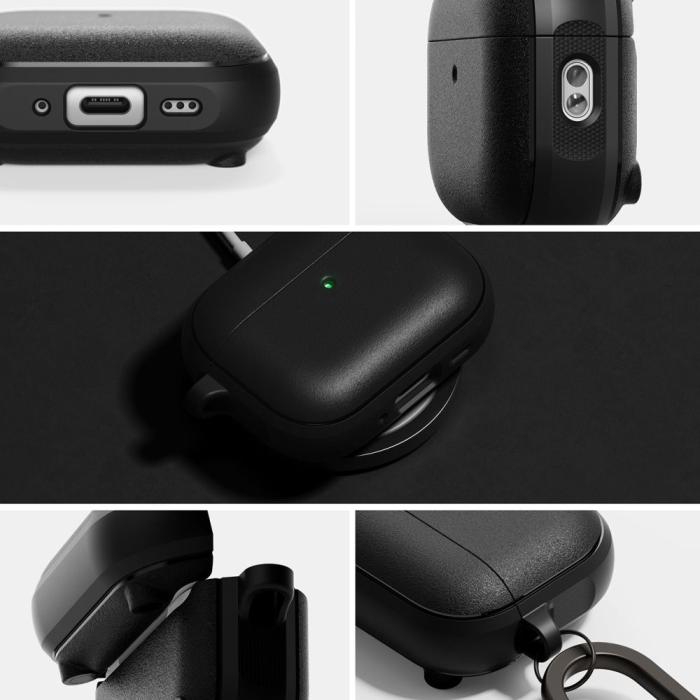 Bild 4, Ringke Ringke AirPods Pro 3 Skal MagSafe Onyx Svart - Teknikhallen.se