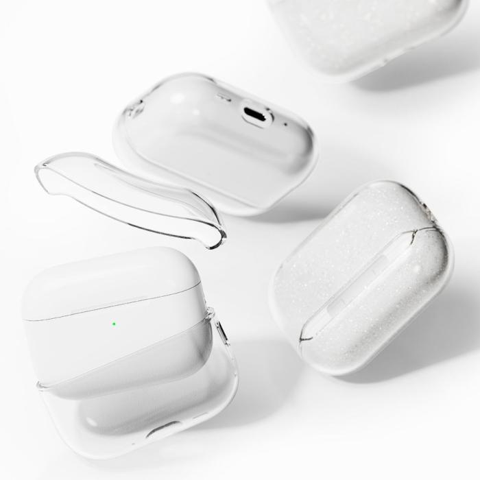 Bild 2, Ringke Ringke AirPods Pro 3 Skal Air Glitter Clear - Teknikhallen.se