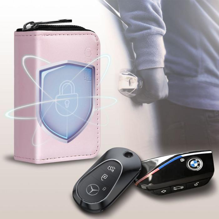 Bild 2, Tech-Protect Tech-Protect RFID Signalblockerande Fodral Rosa - Teknikhallen.se