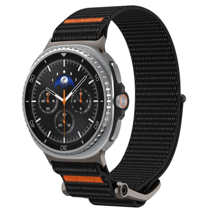 Bild 2, Spigen Spigen Galaxy Watch 8 46/44/40 mm Armband DuraPro Flex Svart - Teknikhallen.se