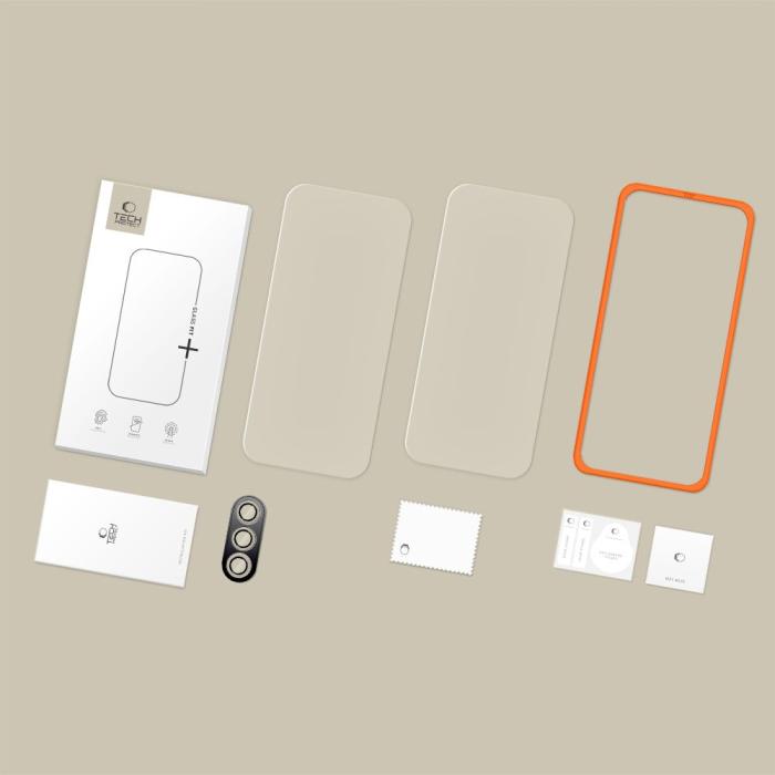 Bild 2, Tech-Protect Tech-Protect Samsung Galaxy S25 FE 3-PACK Skärmskydd/Linsskydd - Teknikhallen.se
