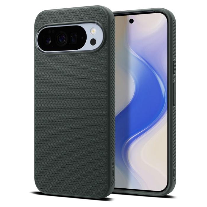 Bild 2, Spigen Spigen Google Pixel 10 Pro XL Skal MagSafe Liquid Air Abyss Green - Teknikhallen.se