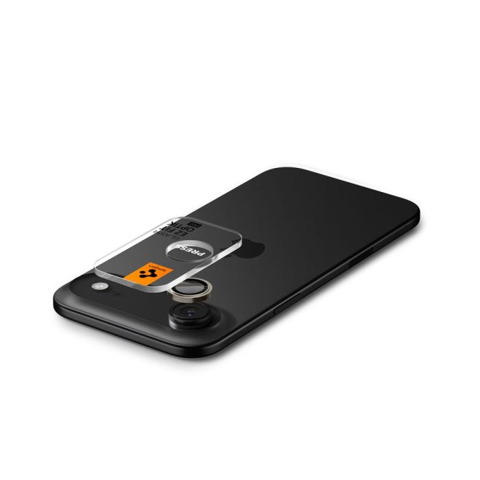 Bild 5, Spigen Spigen iPhone Air 2-PACK Linsskydd GLAS.tR 
