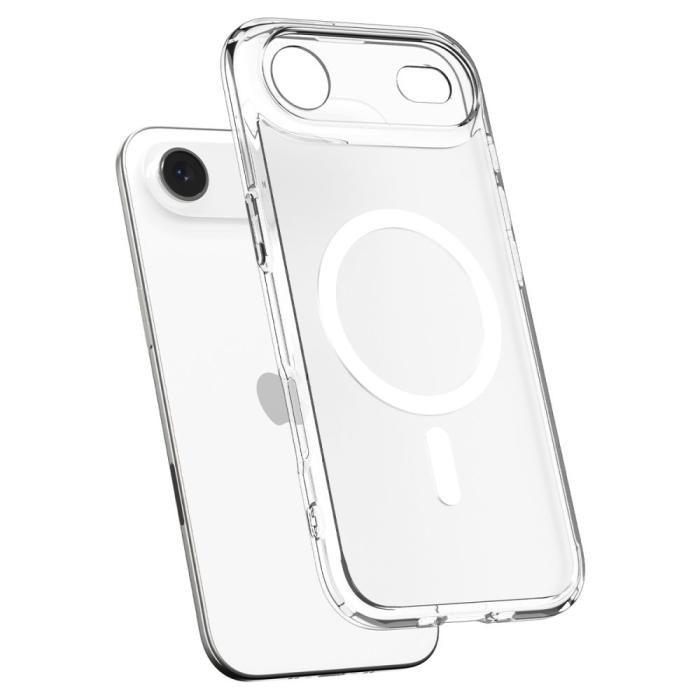 Bild 5, Spigen Spigen iPhone Air Skal MagSafe Ultra Hybrid Frost White - Teknikhallen.se